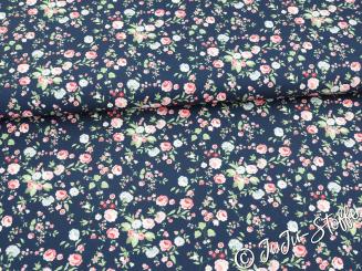 Baumwolle Popeline Blumenmeer von Hilco Oeko-Tex® 