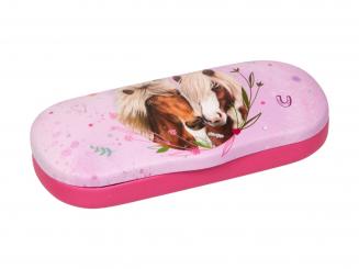 Brillenetui mit Putztuch Pferdefreunde von DIE SPIEGELBURG 