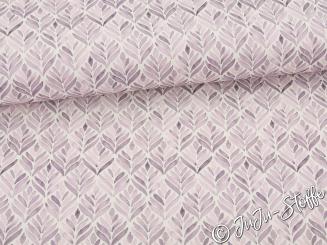 Canvas Blätter mauve Oeko-Tex® 