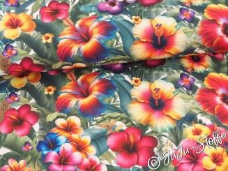 Canvas Paradiesblumen Oeko-Tex® 