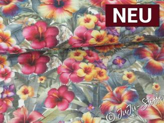 Musselin Paradiesblumen Oeko-Tex® 