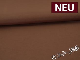 Canvas uni braun Oeko-Tex® 