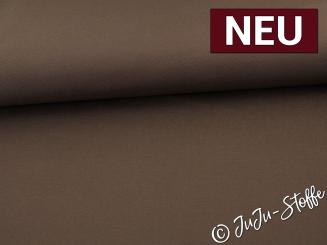 Canvas uni dunkelbraun Oeko-Tex® 