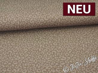 Canvas Leo taupe Oeko-Tex® 