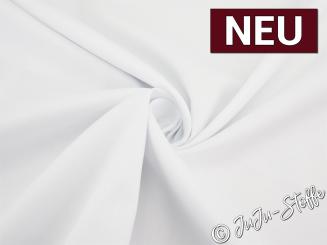 Baumwollsatin uni weiß Oeko-Tex® 