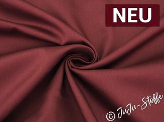 Baumwollsatin uni bordeaux Oeko-Tex® 