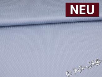 Baumwollsatin Punkte taubeblau Oeko-Tex® 