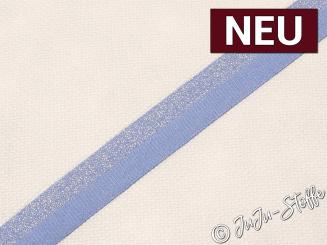 Falzgummi Glitzer denim Breite 20mm 