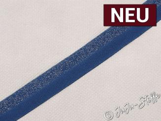 Falzgummi Glitzer marine Breite 20mm 