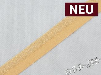 Falzgummi Glitzer hellbraun Breite 20mm 