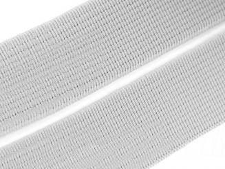 Gummiband Gummilitze 20mm hellgrau 