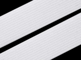 Gummiband Gummilitze 20mm weiß 