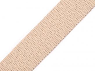 Gurtband Breite 25 mm beige 