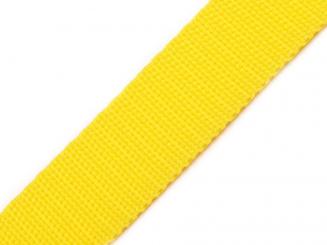 Gurtband Breite 25 mm sonnengelb 