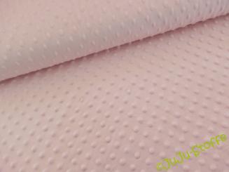 Minky Fleece Bubbles rosa 