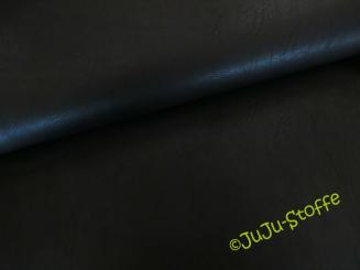 Kunstleder in Vintageoptik dunkelbraun 