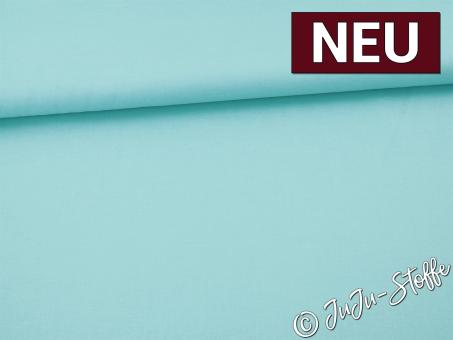Baumwolle uni eisblau Oeko-Tex® 