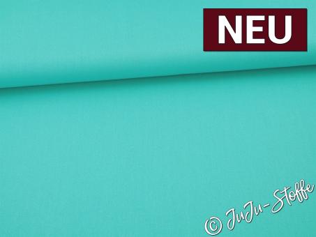 Baumwolle uni türkis Oeko-Tex® 