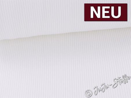Bündchen Grobstrick uni ecru Oeko-Tex® 