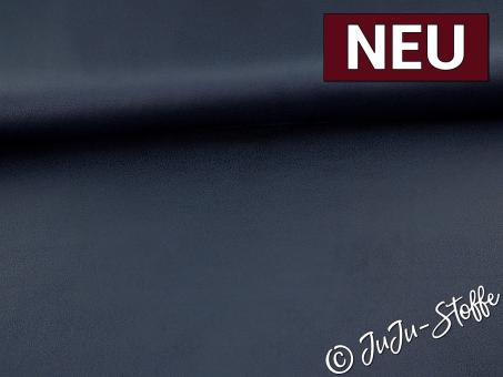 Wildlederimitat Stretch Foliendruck marine Oeko-Tex® 