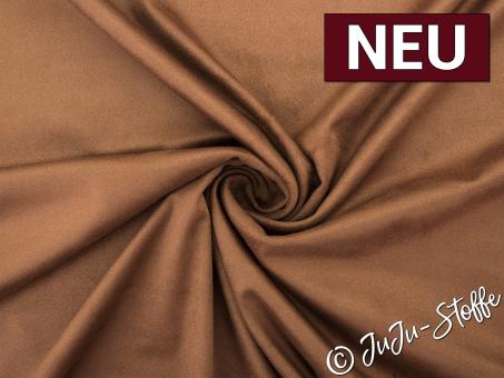 Wildlederimitat Stretch braun Oeko-Tex® 
