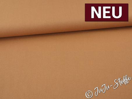Baumwolle uni camel Oeko-Tex® 