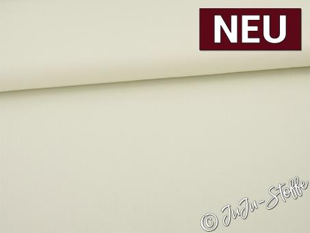 Baumwolle uni creme Oeko-Tex® 