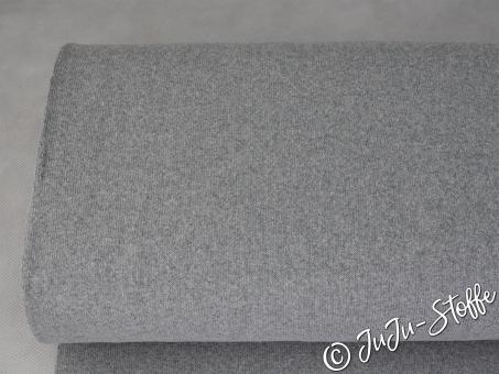 Strickstoff "Bono" grau meliert 