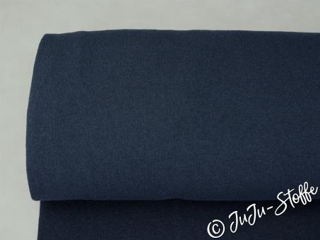 Strickstoff dunkelblau meliert 