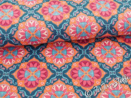 Dekostoff Boho Velvet Mandala by Bienvenido Colorido Öko-Tex 