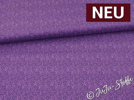 Baumwolle Glitzeroptik violett Oeko-Tex® 