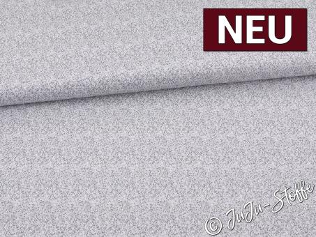 Baumwolle Glitzeroptik hellgrau Oeko-Tex® 