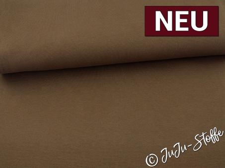 Bündchen extra breit braun Schlauchware Oeko-Tex® 