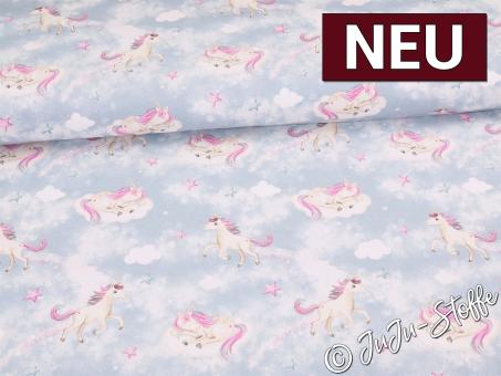 Jersey Miracle Einhörner by Christiane Zielinski Oeko-Tex® 