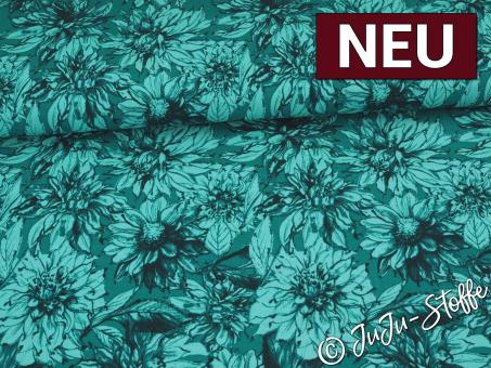 Jersey Pique Blüten Oeko-Tex® 