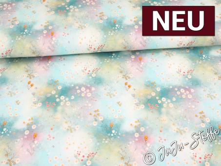 Jersey Blumenmix Oeko-Tex® 