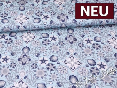 Viskose Tropical Flowers by Bienvenido Colorido Oeko-Tex® 