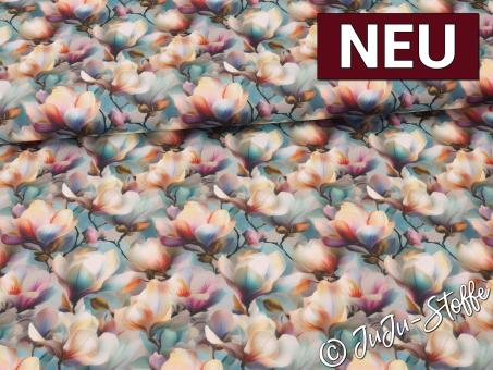 Oxfordgewebe Outdoor Savona by Sarah Mariam Blumen Oeko-Tex® 