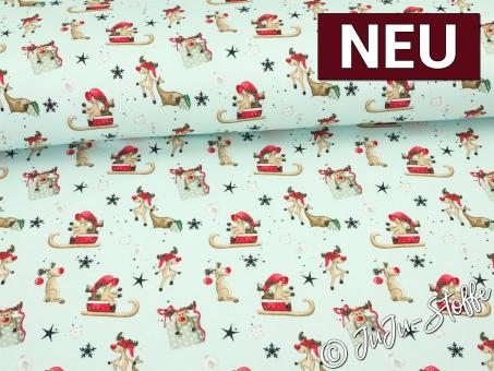 Sweat Winterwonderland Rentiere by Sabine Marschall 