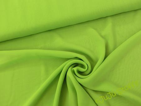 Chiffon uni lime 