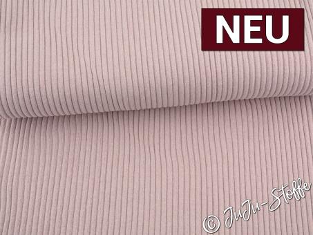 Bündchen Grobstrick dusty rose Oeko-Tex® 