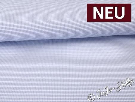 Ripp-Jersey Streifen hellblau Oeko-Tex® 