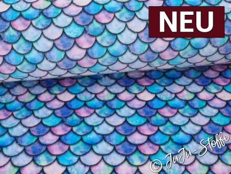Kuschelfleece Meerjungfrau Oeko-Tex® 