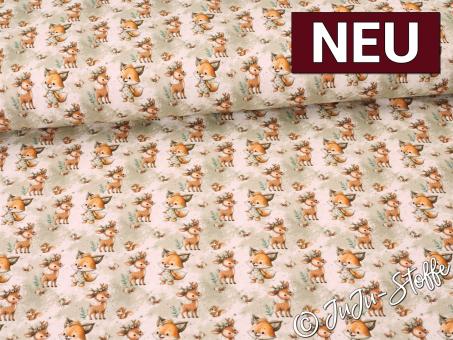 Jersey Waldtierminis Oeko-Tex® 