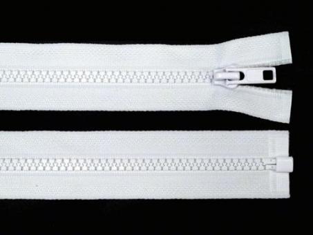 Reißverschluss teilbar 100cm in weiß 