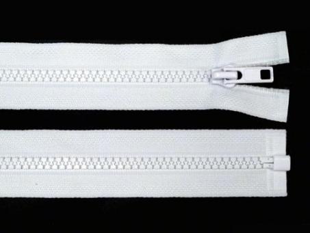 Reißverschluss teilbar 30cm in weiß 
