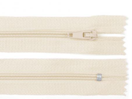 Reißverschluss 25cm beige 