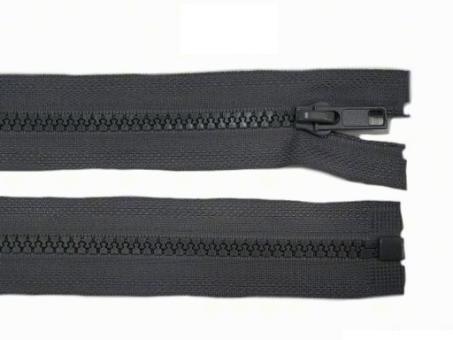 Reißverschluss teilbar 55cm grau 