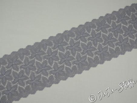 Elastische Spitze grau 16,5cm 