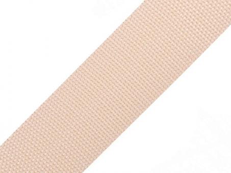 Gurtband Breite 40 mm hellbeige 